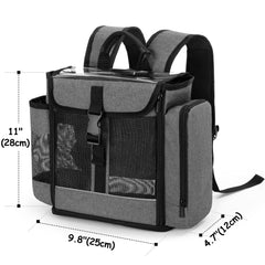 CURMIO side pockets hold cables, cannulas, and small accessories.