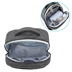 CURMIO CPAP backpack side mesh pockets store smaller accessories securely.