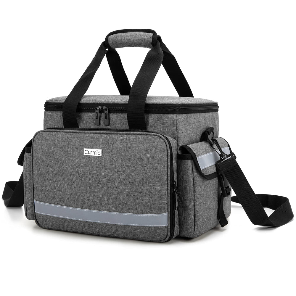 CURMIO medical bag adjustable shoulder strap for comfortable transport.
