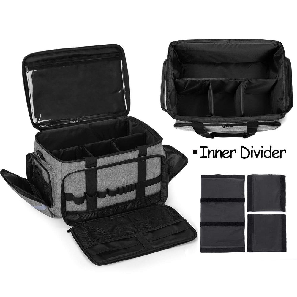 Curmio Nurse Bag main compartment with four-part divider for organized gear