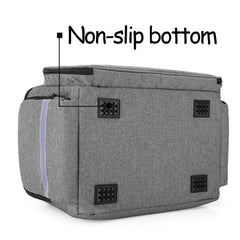 Curmio Nurse Bag reinforced top handle for sturdy carrying