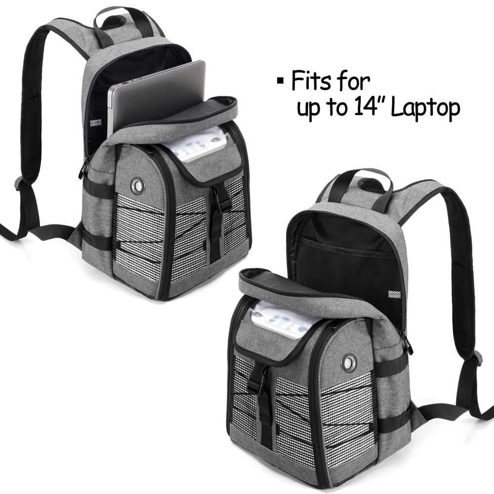 CURMIO POC backpack top transparent flap enables quick display readings.