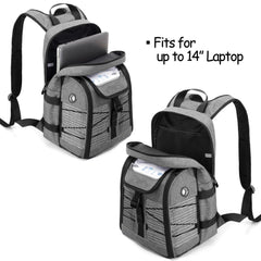 CURMIO POC backpack top transparent flap enables quick display readings.