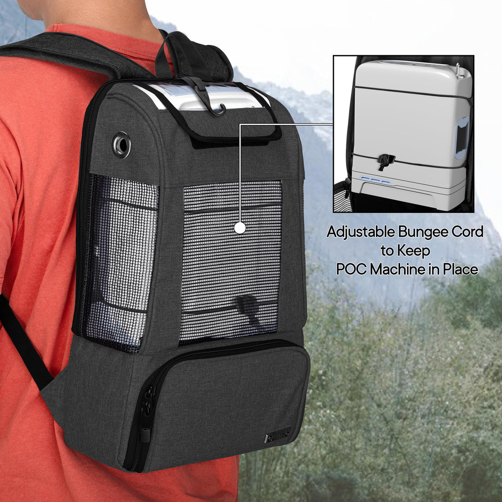 CURMIO backpack anti-theft pocket protects valuables while traveling