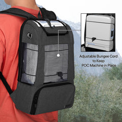 CURMIO backpack anti-theft pocket protects valuables while traveling