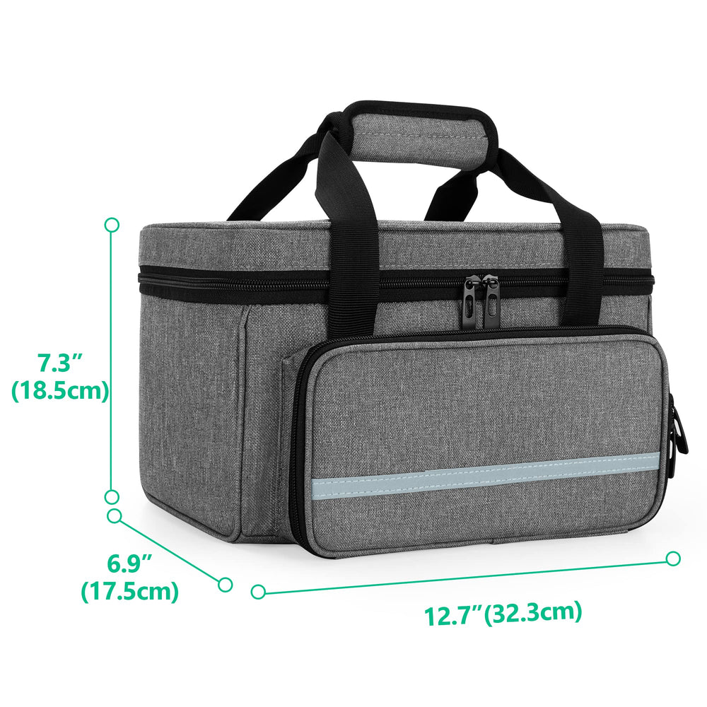 CURMIO small first aid bag water resistant fabric protects contents in rain or splashes.