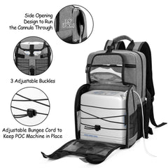 CURMIO travel backpack front compartment enables quick access to your device