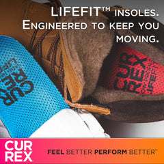CURREX LifeFit dynamic arch technology image showing customized support