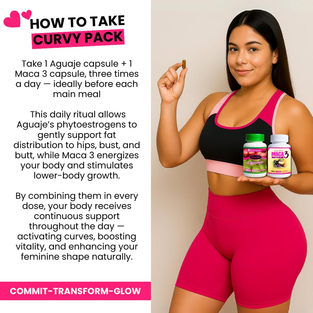 Curvy Fruit black maca capsules for daily balance