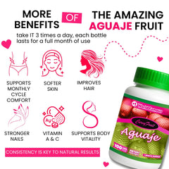 CurvyFruit Aguaje label highlights Amazon origin