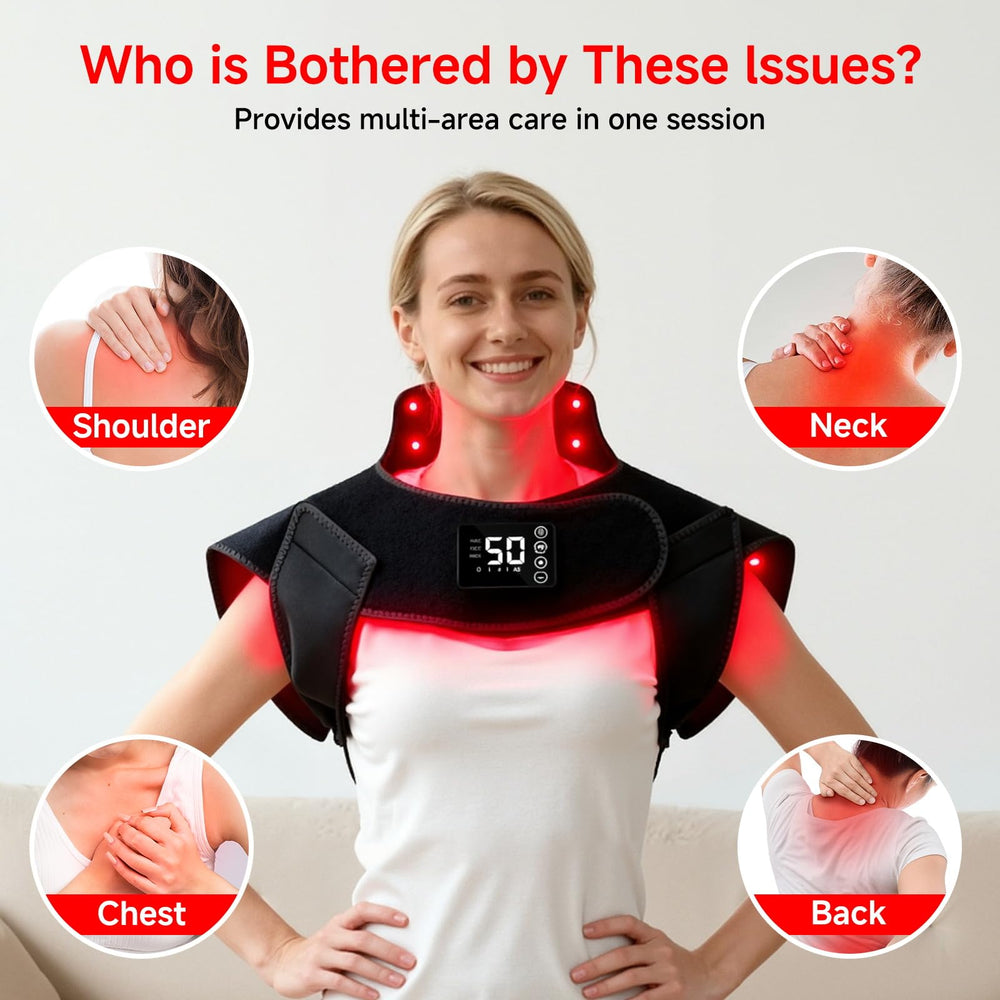 Cutiskrave adjustable shoulder straps securing the wrap for different neck sizes