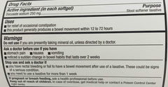 CVS Health Extra Strength Stool Softener softgels capsules closeup, 250 mg