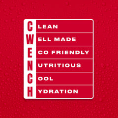 CWENCH Hydration Berry Crush travel kit perfect for travel workouts and routines.