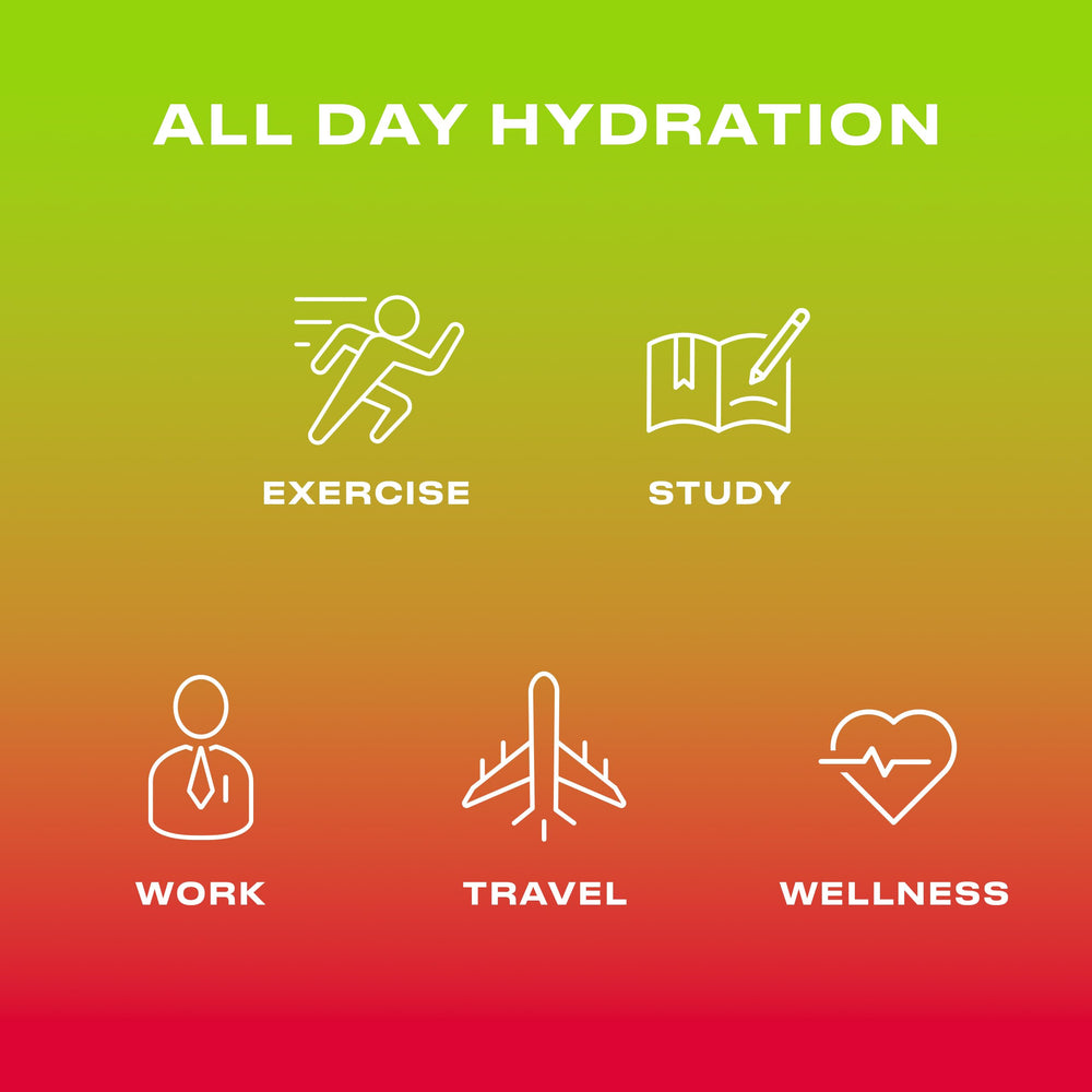 CWENCH Hydration Cherry Lime in a gym bag for travel-friendly hydration.