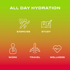 CWENCH Hydration Cherry Lime in a gym bag for travel-friendly hydration.