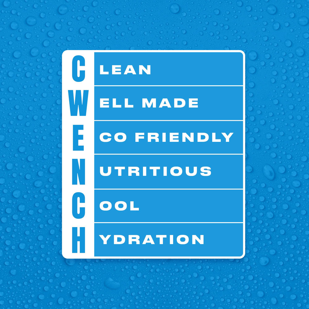 CWENCH Hydration NSF Sport badge image signaling safety and quality