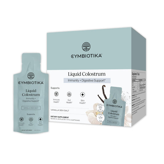 CYMBIOTIKA Liquid Colostrum daily packet for convenient wellness support
