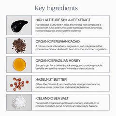 CYMBIOTIKA Shilajit Liquid Complex texture closeup highlights minerals.