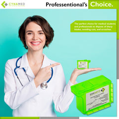 Cynamed disposable unit promotes safe disposal and reduces cross-contamination risk