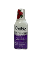 Cystex UTI Prebiotic Cranberry Liquid bottle ready for daily urinary health support