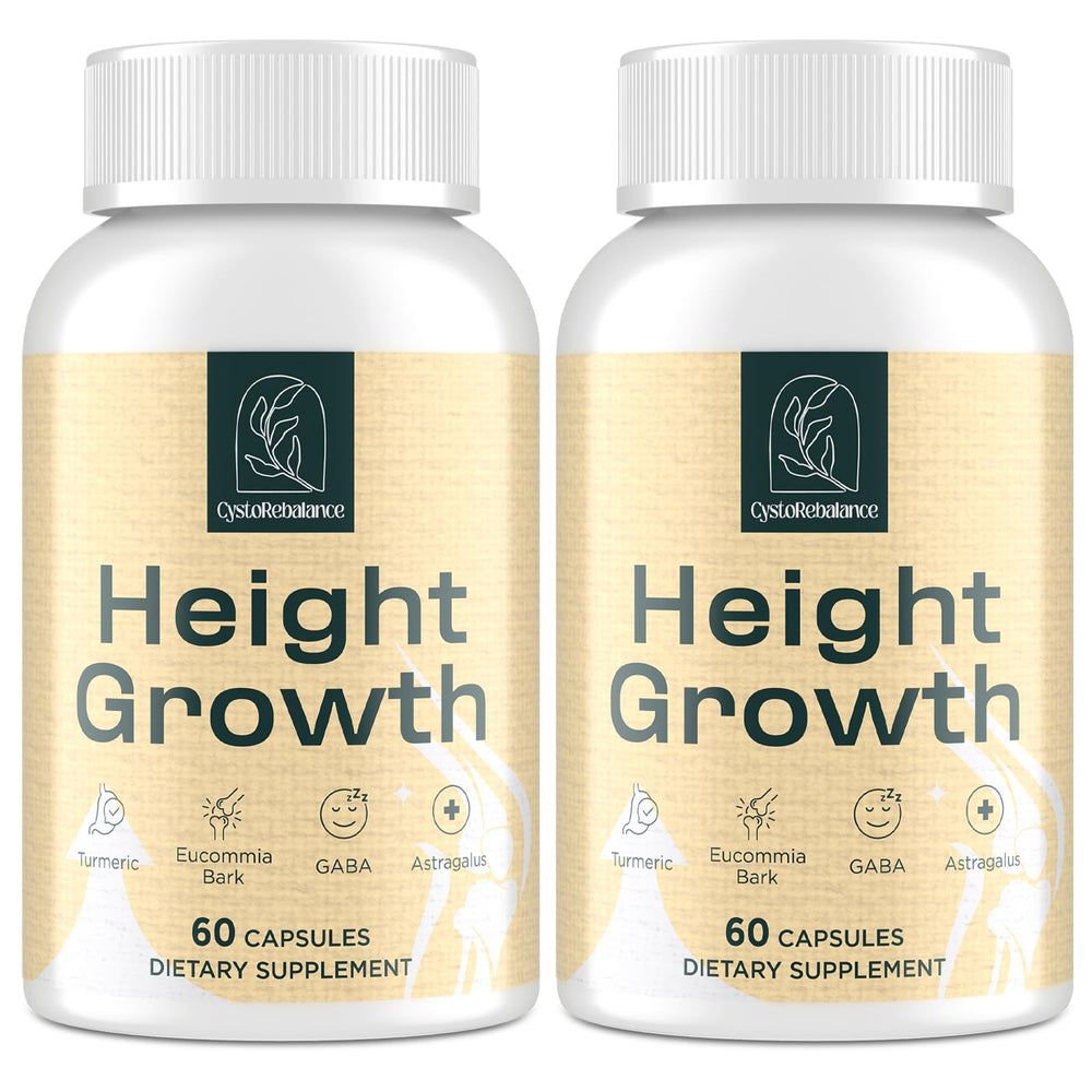 CystoRebalance 25-in-1 bottle shows mineral blend for bone strength and growth