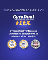 Cytodual Flex packaging scene, showcasing daily use for an active lifestyle.