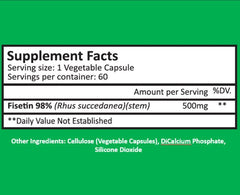 CYTOLYFE Fisetin bottle front for daily cognitive focus support.