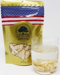 DABC OAK LAND label highlights caffeine-free and sugar-free features