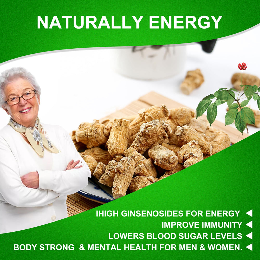 DABC OAK LAND premium ginseng slices non-GMO—high-purity nutrition you can trust.