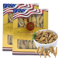 DABC OAK LAND Wisconsin American Ginseng slices ready for tea or soup.