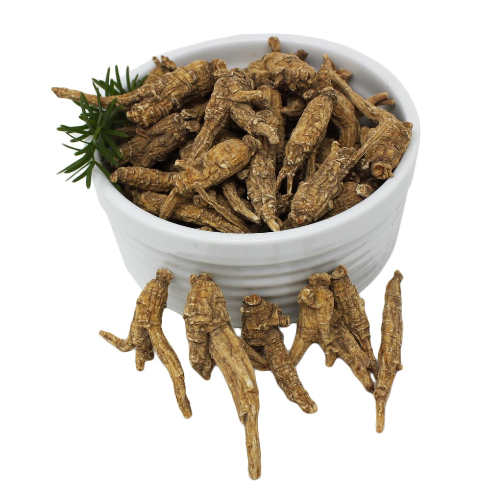 DABC OAK LAND Wisconsin ginseng slices stored to maintain freshness.
