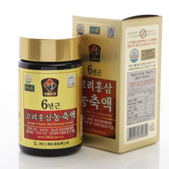 Dae Han Red Ginseng 6-Year Extract bottle for easy daily dosing and energy support.