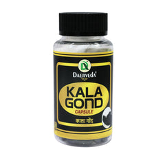 Daerveda Kala Gond Capsule II front view, pure Ayurvedic formula for daily wellness