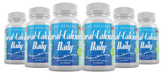 Daily Health Okinawa Coral Calcium bottle label highlights mineral content for bone support