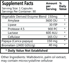 VegeZyme capsule close-up showing plant-based enzymes for digestion