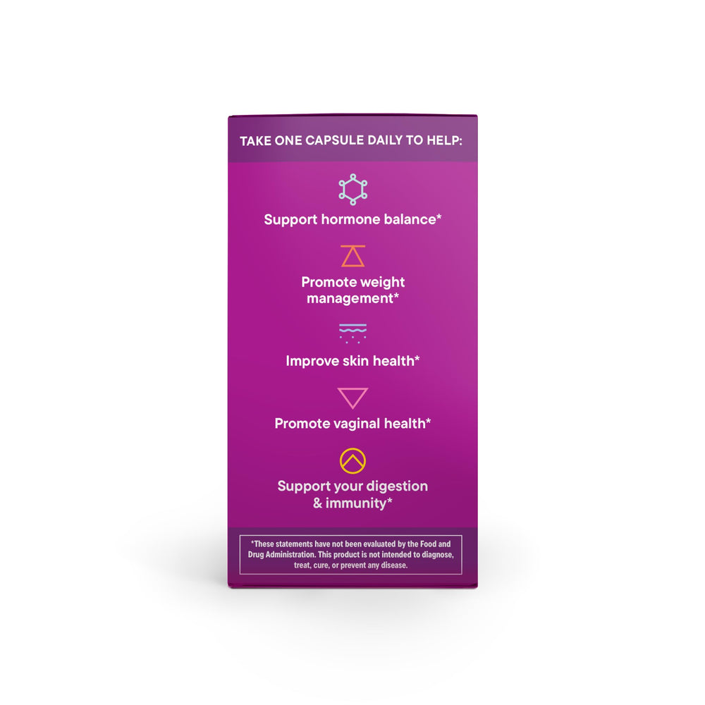 Daily Nouri Hormone Balance Probiotics bottle in daily use scenario