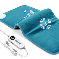 DAILYLIFF Massage Heating Pad front view showing broad coverage for back relief