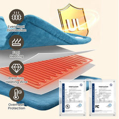 DAILYLIFE heating pad cover is machine washable for easy care.