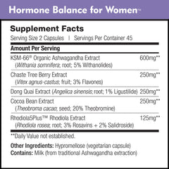 DailyNutra Chaste Tree extract bottle emphasizes menstrual cycle comfort and balance.