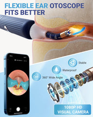 DailySee 1080p HD ear canal-view reveals debris clearly