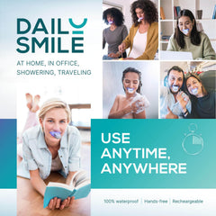 DailySmile FDA-registered facility label on packaging for safety.