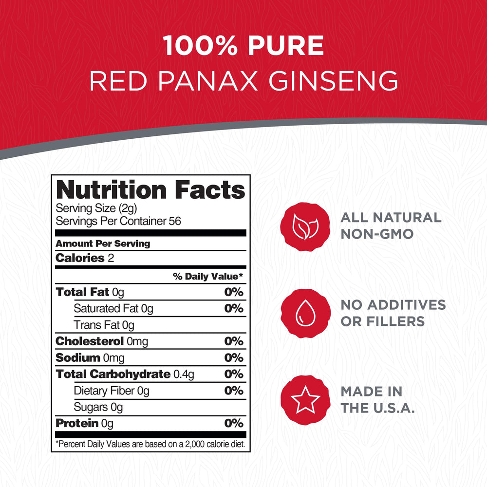 Dairyland Red Panax Ginseng Powder being poured into a glass for easy mixing.