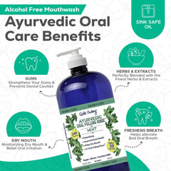 Dale Audrey oral care rinse bottle closeup with label and ingredients.