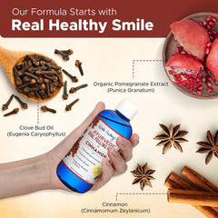 Dale Audrey teeth and gums care visual emphasizing oral health