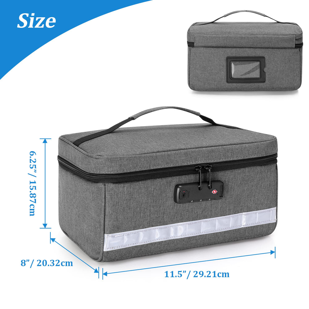 Damero inner divider elastic slots for small tools and thermometer