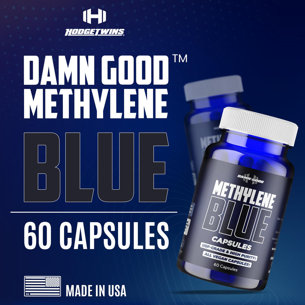DAMN GOOD Hodge Twins capsules packaging stack signals USA-made production and strict standards