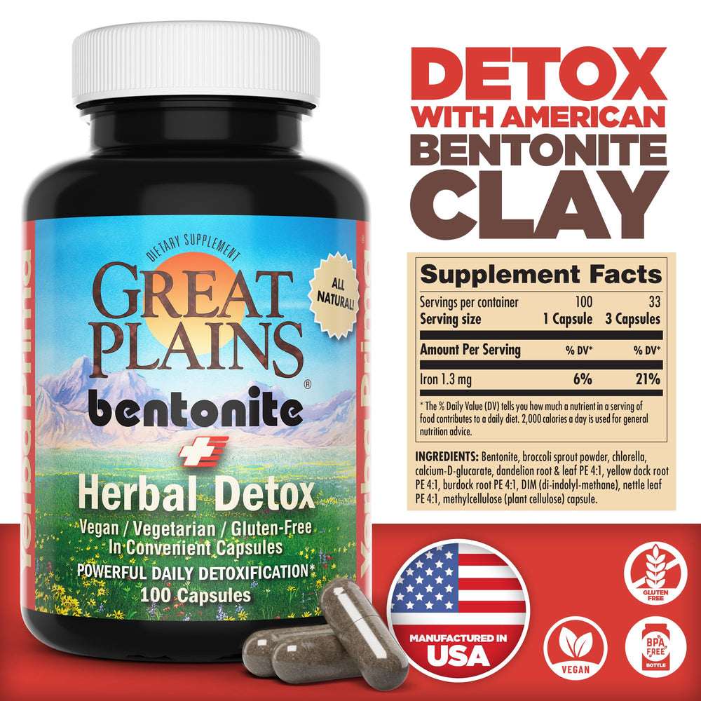 Dandelion root and chlorella with capsules for liver cleanse support.