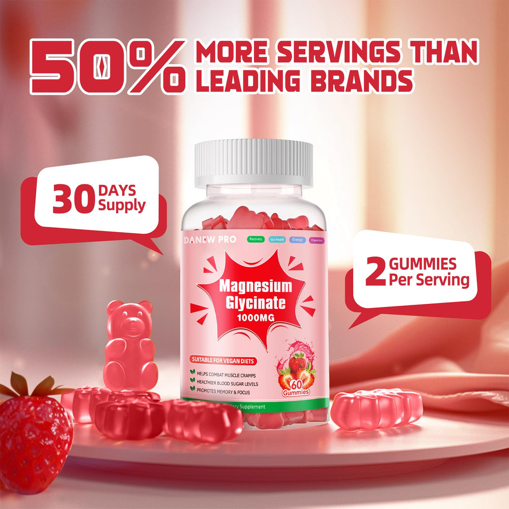 Gummy packaging emphasizes gluten-free and sugar-free attributes for health-conscious shoppers.