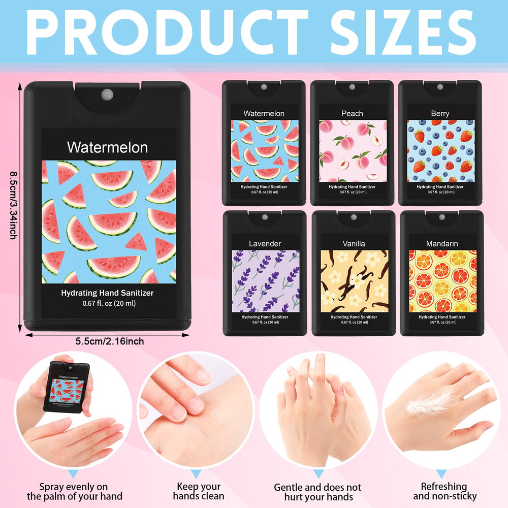 Dansib travel size hand sanitizer sprays offer moisturizing cleansing on the move.
