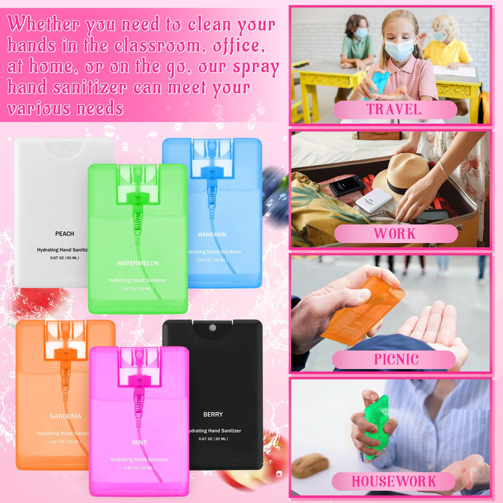 Mini pocket sprayer design is refillable and easy to carry.